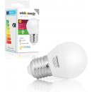 Whitenergy LED žárovka SMD2835 G45 E27 3W teplá bílá