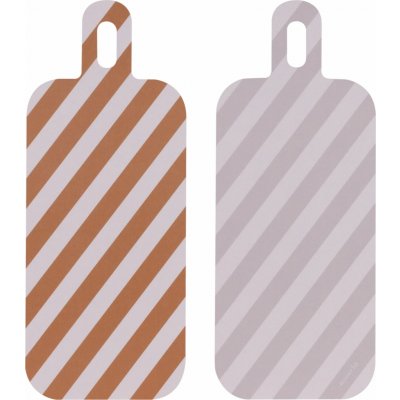 Prkénko na krájení a servírování Checks & Stripes 13 x 33 cm – Zboží Mobilmania