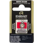 Rembrandt mistrovská akvarelová barva půlpánvička 377 Perm. Med. Red – Hledejceny.cz