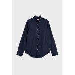 Gant košile slim Pinpoint Oxford shirt modrá – Zboží Mobilmania