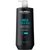 Šampon GOLDWELL šampon 2v1 pro muže Dualsenses For Men Hair&Body 1000 ml