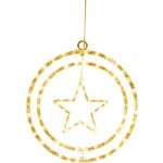 Dekorácia MagicHome Vianoce hviezda plast 80xLED teplá biela 32.5x36 cm 3xAA – Hledejceny.cz