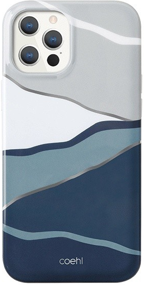 Pouzdro UNIQ Coehl Ciel Apple iPhone 12/12 Pro twilight modré