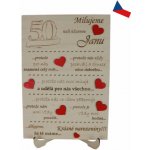 Dřevěné přání k narozeninám – Sleviste.cz