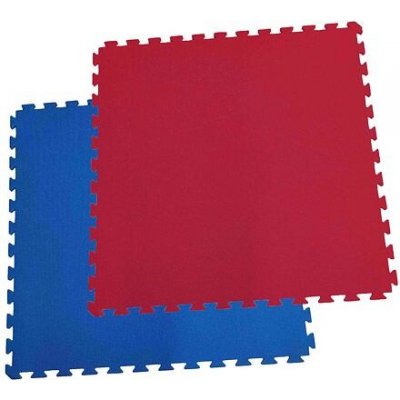 Trinfit Tatami Karate T20 T-pattern - 100 x 100 x 2 cm - červená/modrá – Zboží Dáma