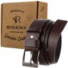 Pásek Rovicky Factory Price pánský hnědým kožený pásek