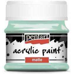 Pentart akrylová barva 50ml mátová matná BARP518350-735