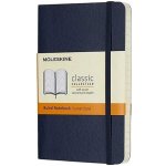 Moleskine S, měkké desky linkovaný modrý – Zboží Mobilmania