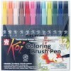 Akvarelová barva Sakura Koi Coloring Brush pen / Štětcové pero Akvarel sada 12 ks