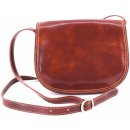 Arteddy dámská kožená kabelka crossbody lovecká hnědá