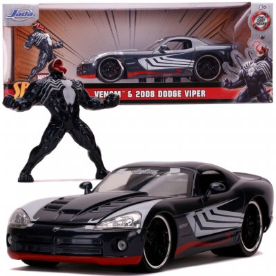 Jada Marvel Car Venom 2008 Dodge Viper Action Obrázek 1:24