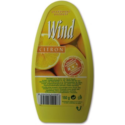 Wind Gelový osvěžovač vzduchu citron, 150 g