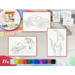 Radost v písku Základní sada PRO KLUKY 2 Barevné pískování obrázků – Sleviste.cz