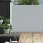 vidaXL Zatahovací boční markýza/zástěna na terasu 170 x 300 cm Šedá – Zbozi.Blesk.cz