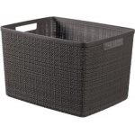 Curver Košík Jute L tmavě šedý – Hledejceny.cz