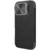 Pouzdro a kryt na mobilní telefon Apple Nillkin Qin Book Prop pro Apple iPhone 16 Classic Black (958953202622)