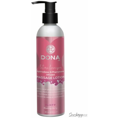 Dona Massage Lotion Blushing Berry 250 ml – Zbozi.Blesk.cz