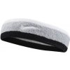 Čelenka Nike Swoosh headband light smoke gray/black/white