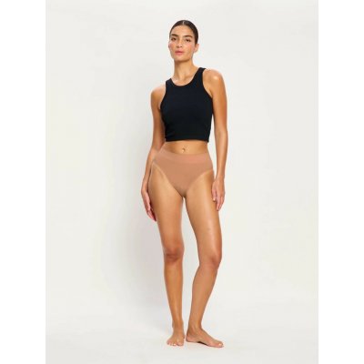 Modibodi menstruační kalhotky Modicomfort Seamless Cheeky Brief Light Italian Clay – Zboží Dáma