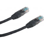 Datacom 15891 CAT6, UTP, 0,25m, černý – Zboží Živě