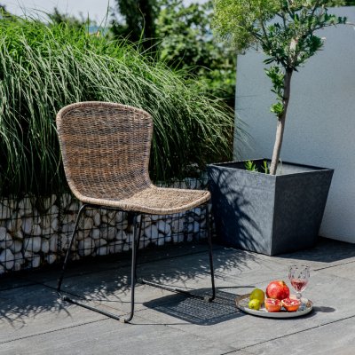 PATIO Zahradní židle z technorattanu Leon Cappuccino 46225 – Hledejceny.cz