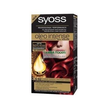 Syoss Oleo Intense Barva na vlasy 592 Zářivě červený 50 ml