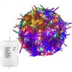VOLTRONIC Vánoční řetěz 10 m 100 LED barevný na baterie b – Hledejceny.cz