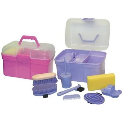 Kerbl Dětský box na čištění s výbavou Růžová – Sleviste.cz