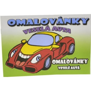 Omalovánky A5 Veselá auta