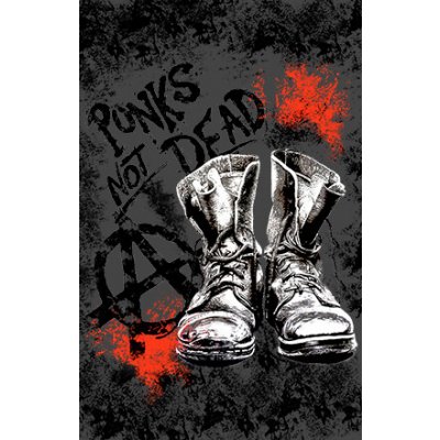 Punks Not Dead - Boots (vlajka) – Hledejceny.cz