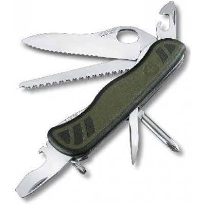 VICTORINOX - Velký kapesní nůž Swiss Soldier, 10 funkcí, zelená 0.8461.MWCH – Zboží Dáma