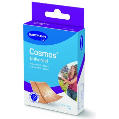 Cosmos Universal voděodolná náplast dělená 6 x 10 cm 5 ks – Zboží Mobilmania