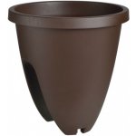 Plastkon Květináč na zábradlí Balconia 60 cm hnědý – Zboží Mobilmania