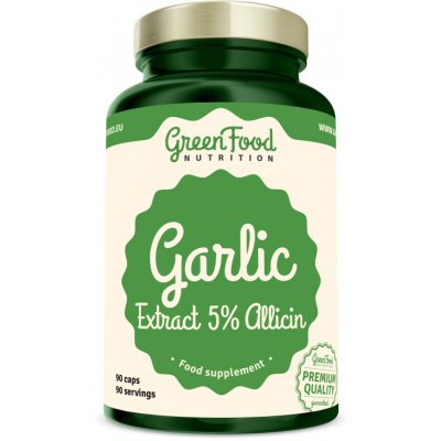 GreenFood Extrakt z česneku 90 kapslí – Hledejceny.cz