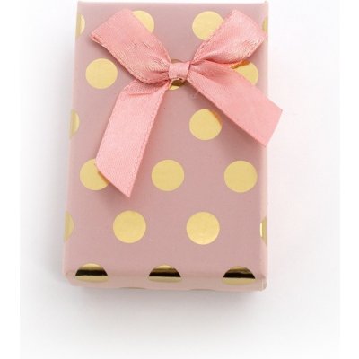 Beneto dárková krabička se zlatými puntíky Růžová KP7-8 – Zboží Mobilmania