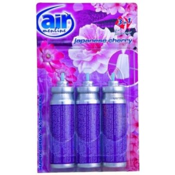 Air menline spray osvěžovač Japanese cherry rozprašovač 3 x 15 ml