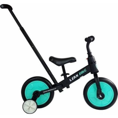 Lean Sport Odrážedlo 3 v 1 s pedálovou tříkolkou, černé a mátově modré – Hledejceny.cz
