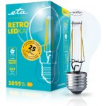 Eta RETRO LEDka klasik filament 8W, E27, teplá bílá – Hledejceny.cz