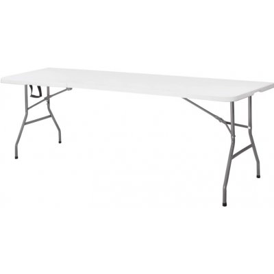 SPRINGOS BANQUET Cateringový stůl skládací 240x75 cm, bílý – Hledejceny.cz