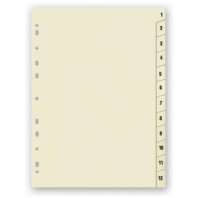Rozdružovač A4 číselný 1-12 – Zboží Živě