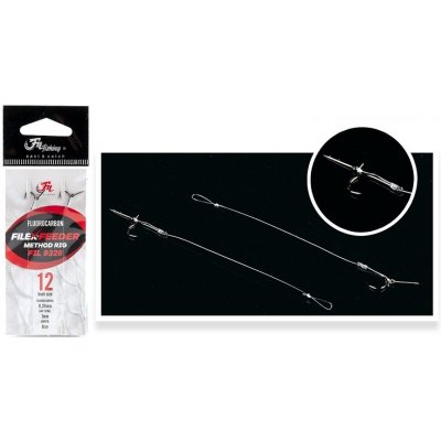 Filfishing Návazec Method Feeder Fluorocarbon Rig 0,20 mm vel.10 2 ks – HobbyKompas.cz