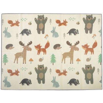 FreeON Skládací podložka na hraní lesní zvířátka – Zboží Mobilmania