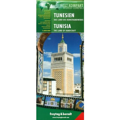 Tunisko mapa 1:800 000