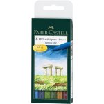 Faber-Castell 6710 Pitt Artist Pen Brush přírodní odstíny 6 ks – Zboží Mobilmania