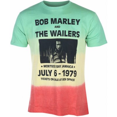 Tričko pánské Bob Marley Montego Bay GREEN Rock off BMATS35MDD – Zbozi.Blesk.cz