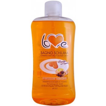 Love Bagno Schiuma Cannella e Agrumi pěna do koupele s vůní skořice a citrusů 1000 ml