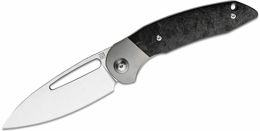 Artisan Tylos S35VN/Titanium+carbon fibre Marbled 1854G-MCF