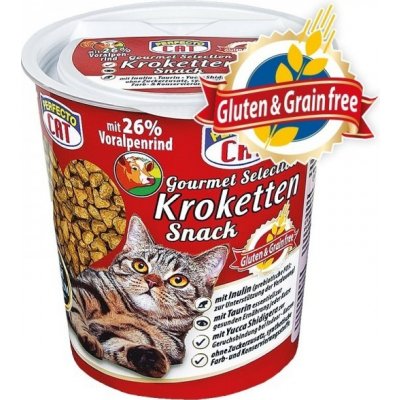 Perfecto Cat Kroketten snack 26% s ALPSKÝM HOVĚZÍM 125 g
