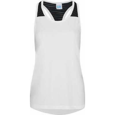 Just Cool prodloužené dívčí funkční na cvičení či sport bílá černá – Zboží Dáma