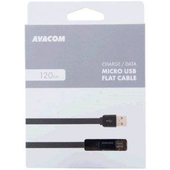 Avacom DCUS-MIC-120K USB - Micro USB, 120cm, černý